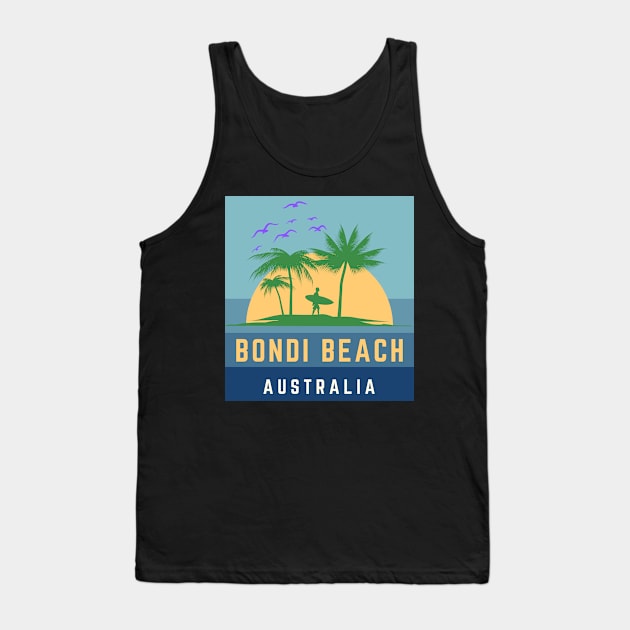 Surf Bondi Beach Australia Tank Top by bougieFire